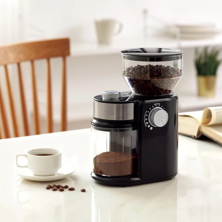 Electric Burr Coffee Grinder - Adjustable Stainless Steel