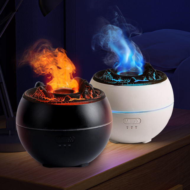 Flame Aroma Diffuser - Household Desk Aromatherapy Humidifier - Minihomy