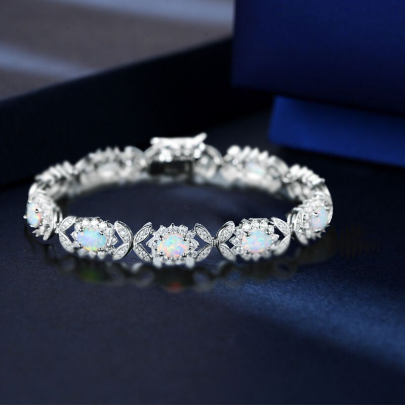 Jewelry Zircon Opal Bracelet - Minihomy