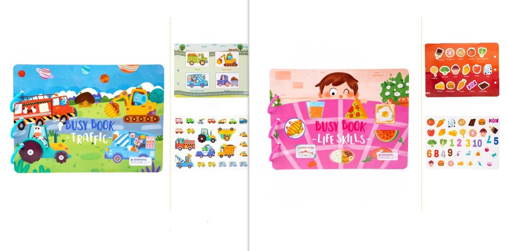 Children's Busy Book Educational Toys Repeated Paste - Minihomy