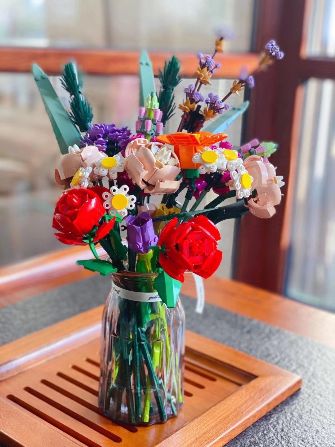 Flower Arrangement Assembling Building Block Toy: Blooming Creativity in Every Piece - Minihomy