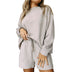 Loose Long Sleeve Shorts Two-piece Set Autumn New Stylish Simple And Versatile - Minihomy