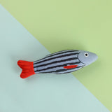 Cat Toys Canvas Simulation Mint Fish Tease Cat Stick Molars Pet Supplies