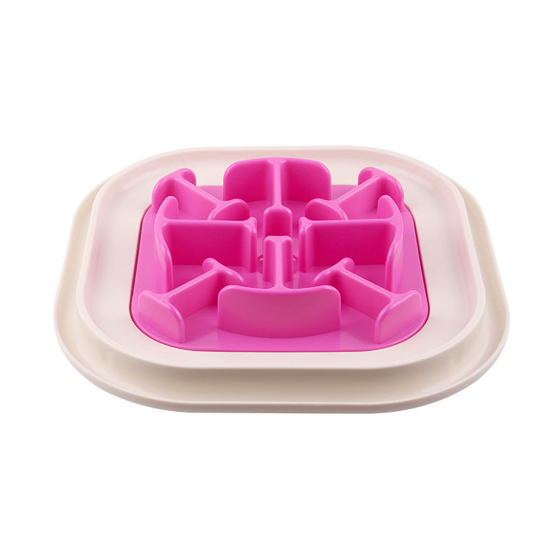 Anti-choking dog bowl slow food bowl - Minihomy