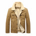 Men's Casual Zipper Regular Thickened Single-breasted Jacket - Minihomy