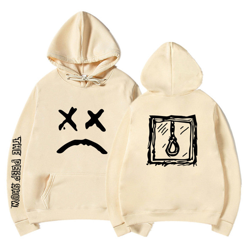 Happy Smiling Face Print Men Women Pullover Hoodies - Minihomy