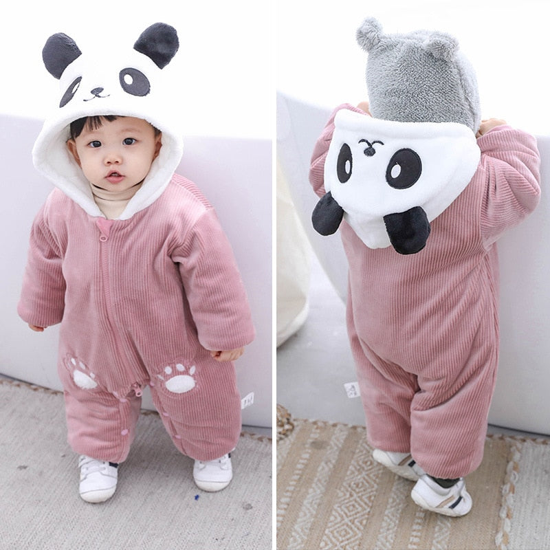 Thicken baby clothes in autumn and winter