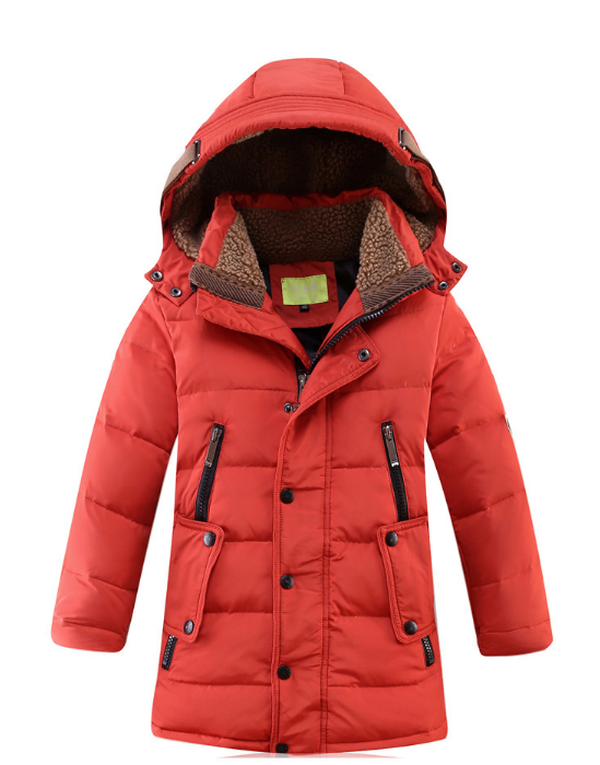 Big Boys Warm Winter Down Coat Thickening Outerwear - Minihomy