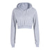 Long Sleeve Jumper Hooded Pullover Coat Casual Sweatshirt - Minihomy