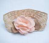 Baby Lace Headband: Flower Style Fabric Hair Band