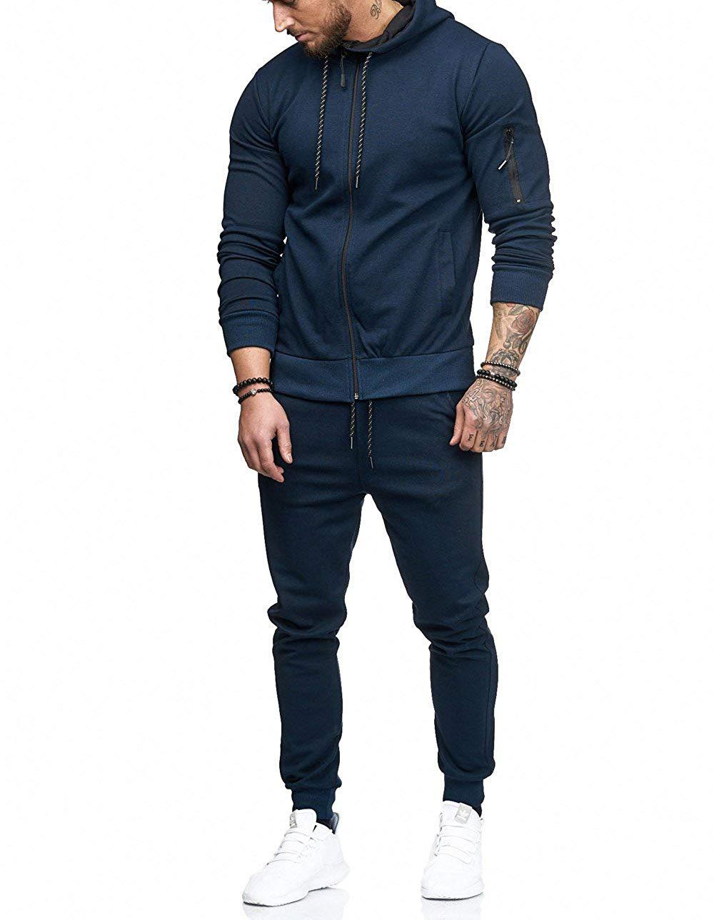 Men's sports suit fitness casual wear - Minihomy