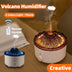 Mute Of New Small Simulated Flame Volcano Humidifier Flame Humidifier Volcano Diffuser Home Decorations - Minihomy