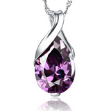 Purple Amethyst Woman Necklaces