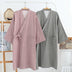 Cotton Bathrobe Japanese Style Kimono home wear - Minihomy