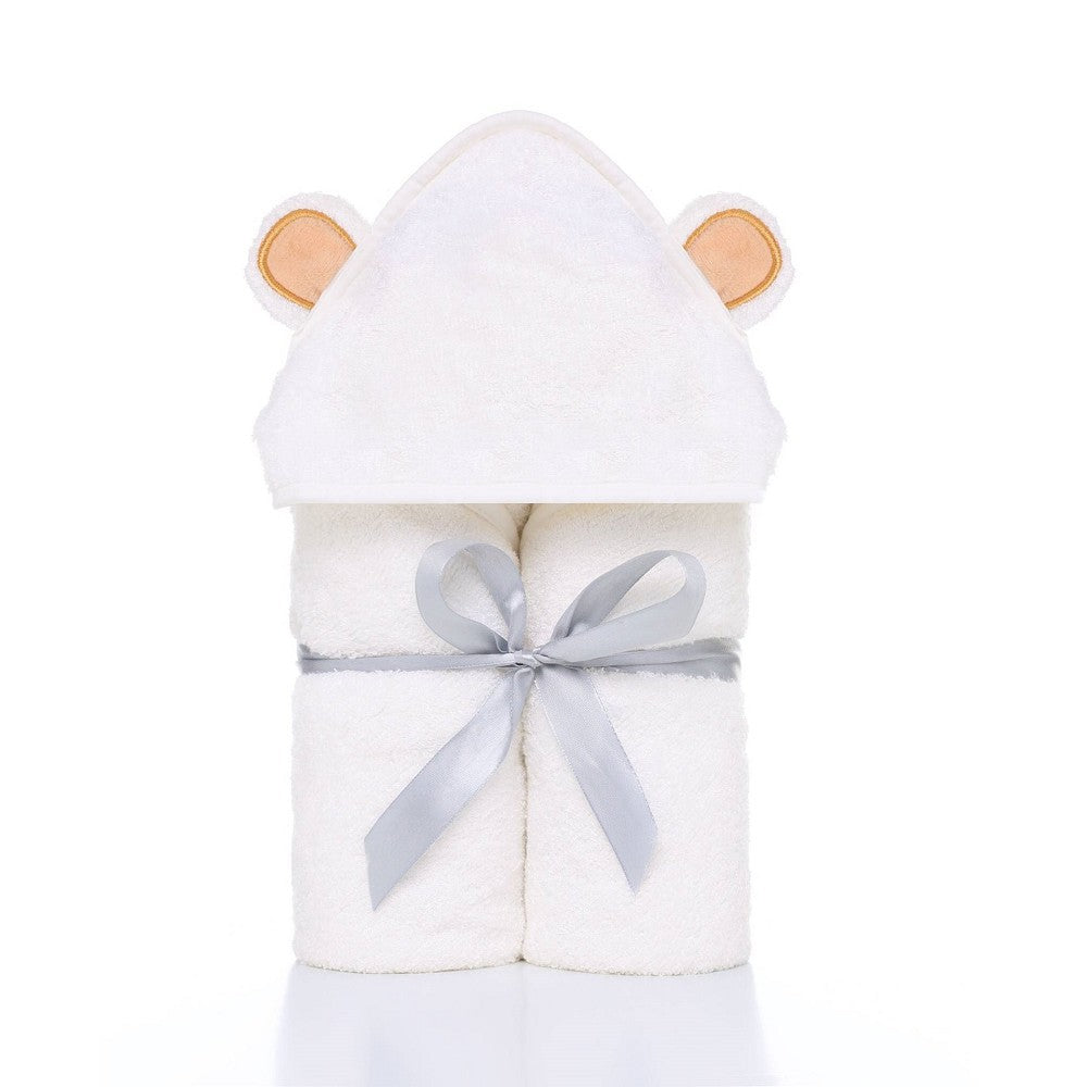 Baby Cotton Bamboo Fiber Quilt, Children's Bath Towel With Hood: Cozy Comfort for Your Little One