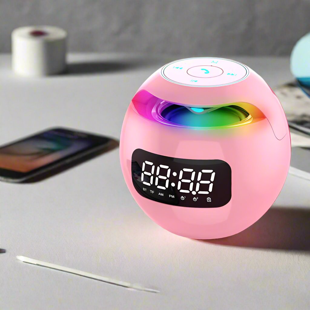 Dazzle Colour Mini Bluetooth Speaker - Portable Wireless Speaker with Ball Card Design - Minihomy