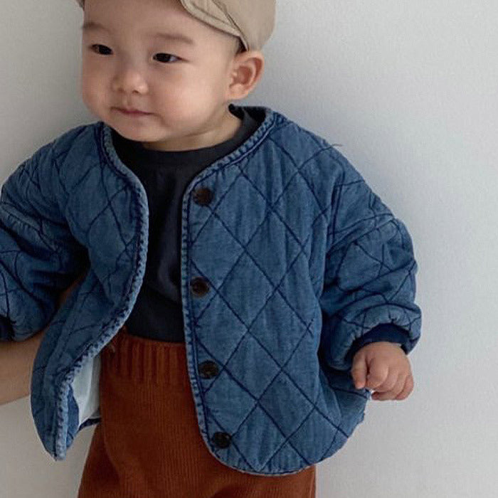 Baby Autumn Winter Cowboy Coat - Minihomy