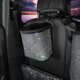 Car Storage Net Pockets Between Car Seats Car Storage Bag - Bling Crystal Design