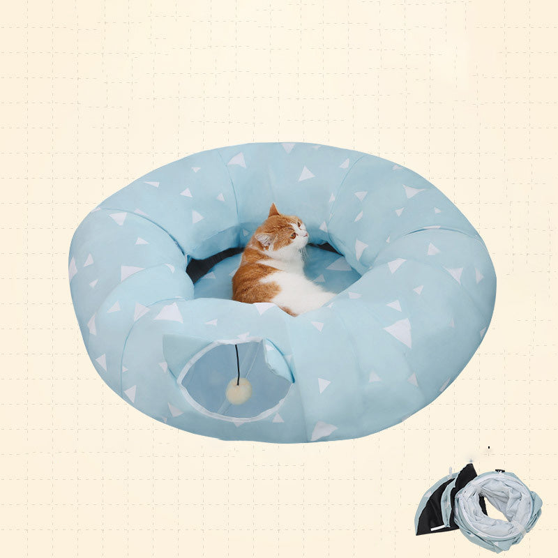 Four Seasons Universal Cat Tunnel Closed Cat Warm House - Minihomy