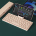 Portable Mini Folding Bluetooth Keyboard with Stand - Wireless Keypad for Phone and Tablet - Minihomy