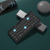 Portable Mini Folding Bluetooth Keyboard with Stand - Wireless Keypad for Phone and Tablet - Minihomy