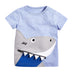 Boy'S T-Shirt Knitted Cotton Short Sleeve Cartoon Children'S T-Shirt - Minihomy