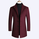 Woolen Coat Men Autumn And Winter Middle-Aged Men