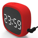 Voice Control Mirror Table Clock Home Decoration Snooze Desk Alarm Clock LED Digital Electronic Clocks Luminous Table Decor