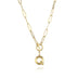 Letter Necklace Real Gold Plated Trend Hip Hop Necklace - Minihomy