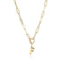 Letter Necklace Real Gold Plated Trend Hip Hop Necklace - Minihomy