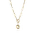 Letter Necklace Real Gold Plated Trend Hip Hop Necklace - Minihomy