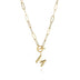 Letter Necklace Real Gold Plated Trend Hip Hop Necklace - Minihomy