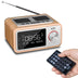 Bluetooth Speaker Alarm Clock Radio Mobile Phone Clock Small Stereo - Minihomy