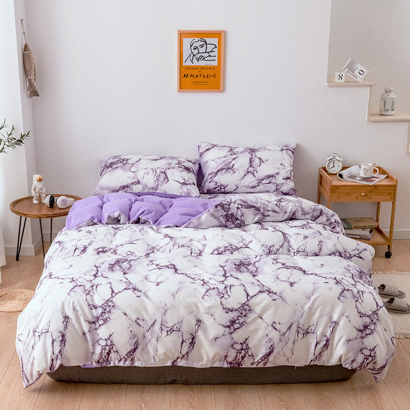 Bed Sheets Set Quilt Duvet Cover Pillow Cases Bedding 3 Sets