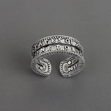 Men And Women English Alphabet Rings - Minihomy