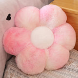 Color Flower Pillow Sun Flower Plush Cushion