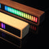 Bluetooth Voice Control Car Audio VU Meter with RGB LED Lights - Solid Wood Spectrum Rhythm - Minihomy