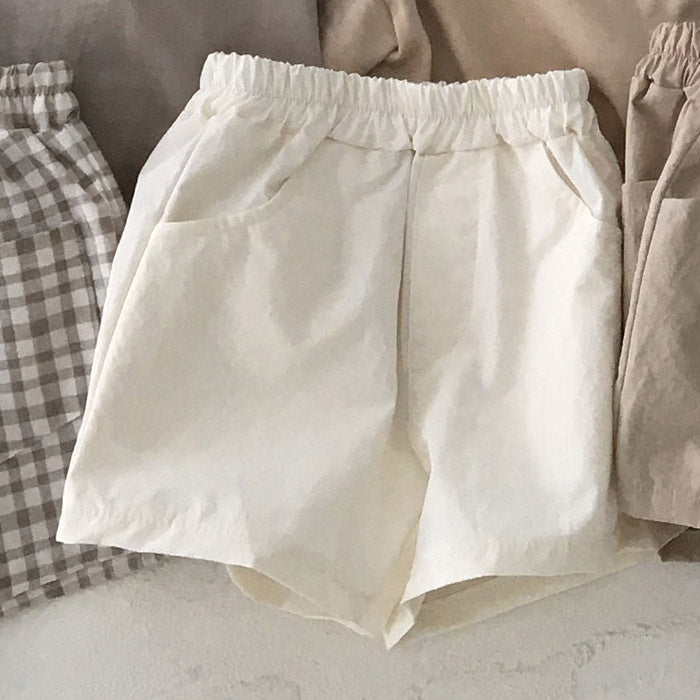 Summer Cotton And Linen Casual Shorts For Baby Thin Comfortable