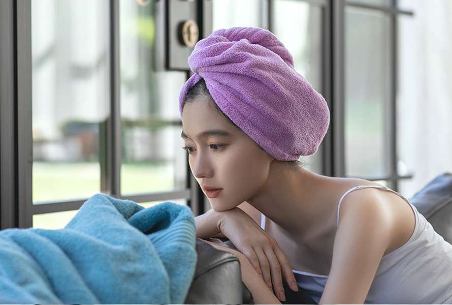 Children's Microfiber Dry Hair Towel - Minihomy