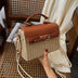 Fashion style shoulder bag women straw woven bag - Minihomy