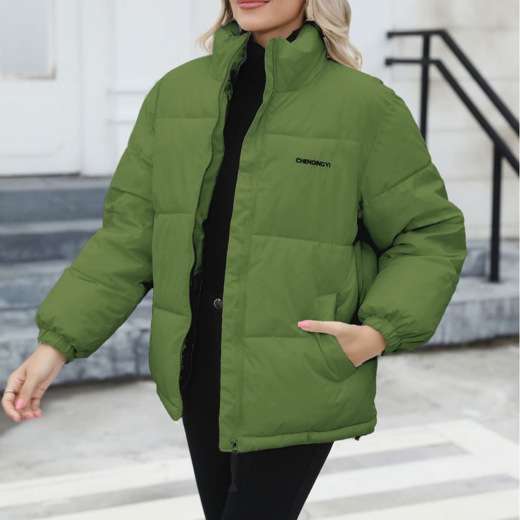 Plus Size Women's Thermal Cotton-padded Coat