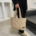 Commuter Hand-Carrying Bag - Diamond Quilted Big Bag - Minihomy