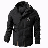 Plus Size Coat Men's Hooded Jacket Outdoor Mountaineering Leisure