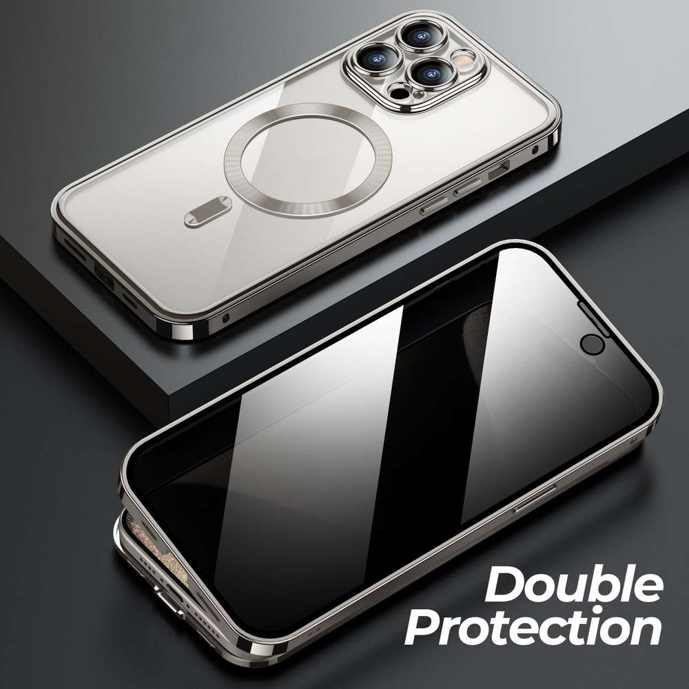 Full Protection Phone Case with Magnetic Wireless Charging & Double Lens - Minihomy