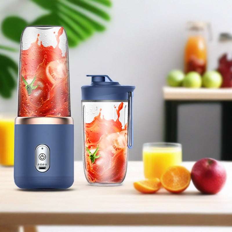 6-Blade Portable Blender - Mini Juicer Cup Extractor Smoothie USB Charging Fruit Squeezer - Minihomy