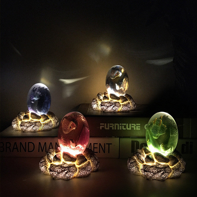 Unleash the Mystery: LED Lava Dragon Egg Ornamental Decor