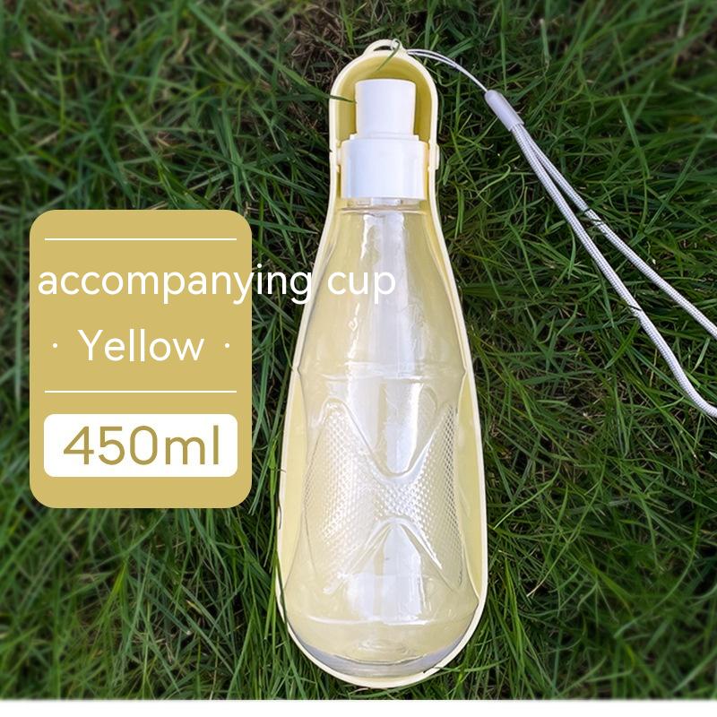 Pet Water Cup Outdoor Portable Folding Dog Water Bottle 550ml Large Capacity - Minihomy