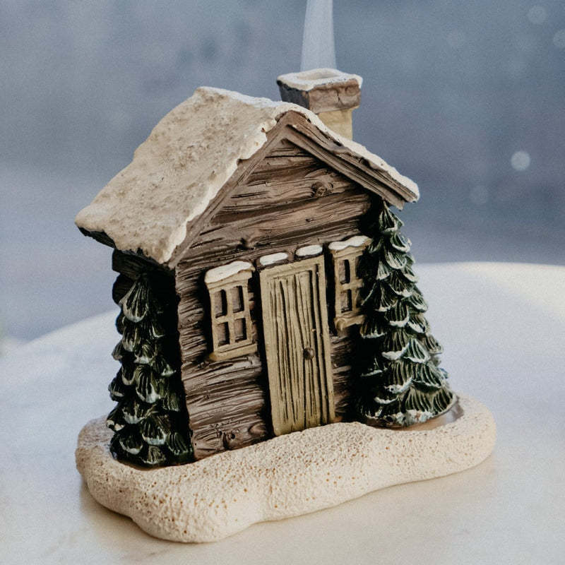 Log Cabin Incense Burner: Rustic Charm for Your Home - Minihomy