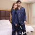 A couple of long sleeved pants suit two silk pajamas - Minihomy