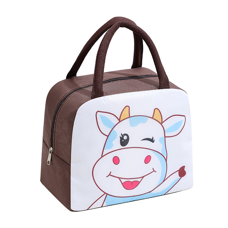 Cartoon Lunch Box Portable Cooler Bag